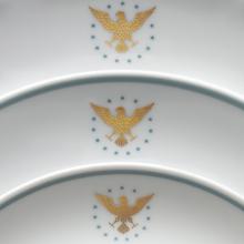 Pan American World Airways President first-class meal service set  1960s 