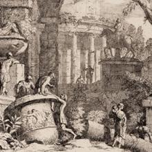 Varia Marci Ricci Pictoris Praestantissimi Experimenti; No. 9 and No. 10 from set of twenty plates  1730 Marco Ricci (Belluno 1676 – 1729 Venice) etchings on laid paper 16.75 x 12 in L2016.2101.013, .016