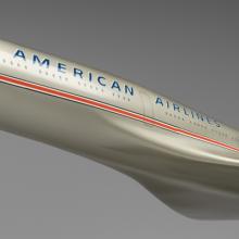 American Airlines Boeing 2707 SST model aircraft  c. 1970 