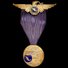 Mexico Civil Aviation award of merit to Mexicana de Aviación pilot Wilbur L. Morrison  1943 