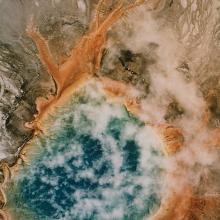 Geyser, Yellowstone National Park, Wyoming  1968