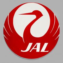 JAL (Japan Air Lines) wall sign  c. 1975