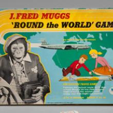 Pan American World Airways "J. Fred Muggs"black "'Round the World' Game"
