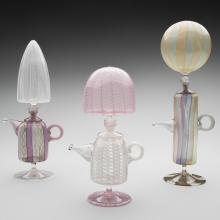 Teapot Goblet #01-14  2001 ; Teapot Goblet #02-16  2002; Teapot Goblet #01-03  2001; Richard Marquis (b. 1945)