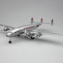 TWA (Transcontinental & Western Air) Lockheed Model 049 Constellation airliner model aircraft  1995