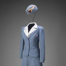TWA (Transcontinental & Western Air) hostess summer uniform  1941–44