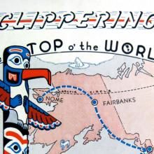 Pan American World Airways Clippering the Top o' the World brochure  1940