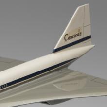 Concorde early design concept model aircraft  1960s 