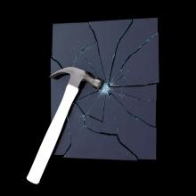 Breaking Glass  2012  Lindsey White (b. 1980)  digital print  Courtesy of the artist  R2014.1901.006