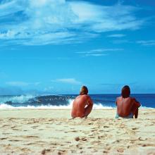 Pipeline, Oahu, Hawaii  1975