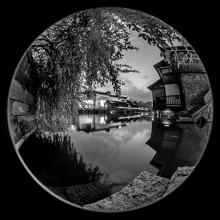 Night View, Wuzhen Water Tower, China  2013