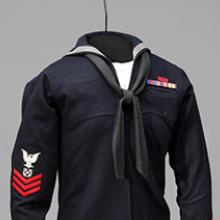 U.S. Navy petty officer first class airship crewman dress uniform  1930s