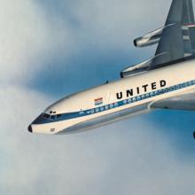 United Air Lines Douglas DC-8 Jet Mainliner poster  c. 1959