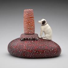 RCA Victor Dog with Orange and White Cylinder  2010 Richard Marquis (b. 1945)