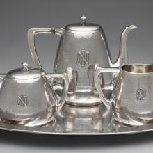 Tea service  c. 1910–18 Lebolt & Company Chicago  sterling silver