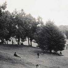 Baseball practice at the ball grounds near S. Drive & 7th Ave., Golden Gate Park  c. 1896–1902