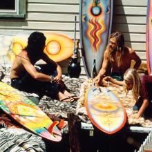 David Nuuhiwa and John Gale, Laguna Canyon, California  1971