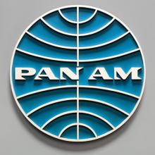 Pan American World Airways wall sign  late 1950s–early 1960s