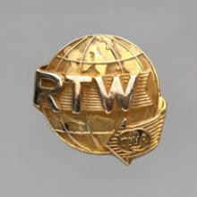 TWA Round the World pin