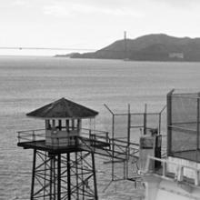 Guard tower, Alcatraz, San Francisco  1963