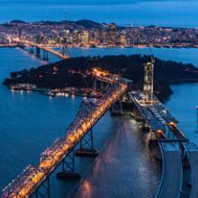 Fourth tower lift extends into the night 