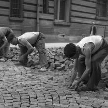 Cobblestone Layers, Paris, France