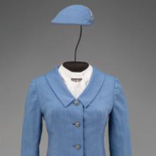 United Air Lines stewardess summer uniform  1965–1968