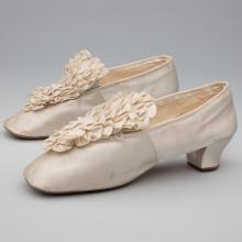 Wedding shoes  19th century