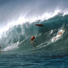 Wipeout, Pipeline, Oahu, Hawaii  1974