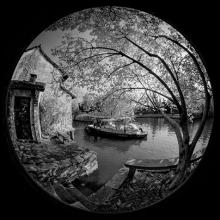 Boat, Early Morning, Wuzhen Ancient Water Village, China  2013