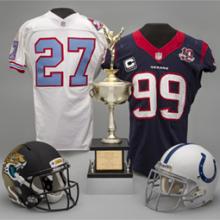A selection of material representing the AFC South Division of the National Football League