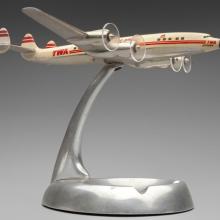 TWA (Trans World Airlines) Lockheed Model 1649 Starliner ashtray  c. 1957