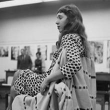 Joan Brown as an SFAI student  c. 1960