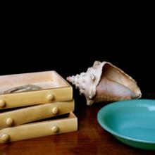 Still Life with Drawers, Plate, and Conch Shell  2010