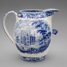 Jug, Tomb of the Emperor Acbar [Akbar] pattern  c. 1824–30s