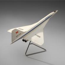 Aeroflot Soviet Airlines Tupolev Tu-144 supersonic transport model aircraft  mid-1970s