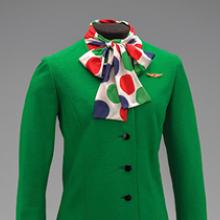 United Airlines flight attendant uniform  1973–1976