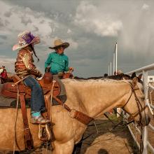 Children Martay Rosette, Chippewa Cree, Kenzie Kellenberger, Gros Ventre  2014