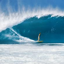 Rory Russell, Pipeline, Oahu, Hawaii  1973