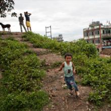 Boy On A Hill, Kathmandu, Nepal  2006