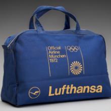 Lufthansa German Airlines Munich Olympics bag  1972