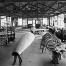 Vega assembly at the Lockheed factory, Hollywood, California   1926