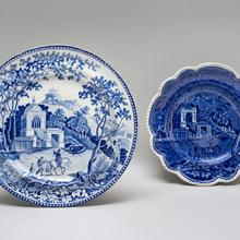 Plates, Musketeer pattern  c. 1810–30s