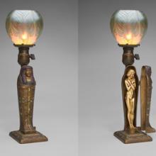 Mummy lamp  c. 1923  Louis V. Aronson  New York  metal, glass Courtesy of Vladimir Pronin–GoneWithTheWindAntiques.com L2014.2911.001