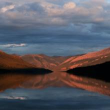 Summer Sunrise/Sunset, Brook Range Mountains