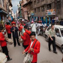 Band Plays for a Wedding, Patan, Nepal  2006