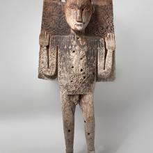 Tomb door  early to mid-1900s century Sa’dan Toraja peoples South Sulawesi, Indonesia carved and painted wood