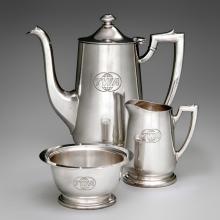 TWA (Trans World Airlines) tea and coffee service set  1960s