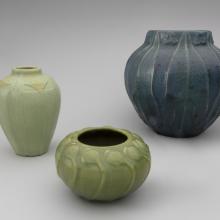 Vase with poppy motif  1905, Poppy pods vase  c. 1906, Vase  1906