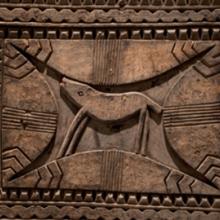 Door  early to mid-1900s Senufo peoples Ivory Coast carved wood